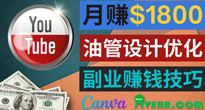 （202209039期）利用在线设计网站Canva，只需1到2个小时，月赚1800美元